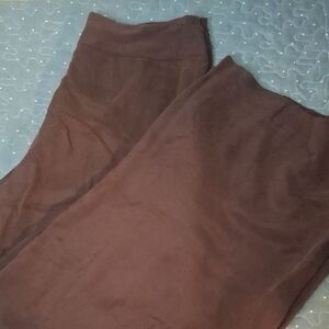 Jones New York Eggplant 100% Silk Pants size 12 NWT